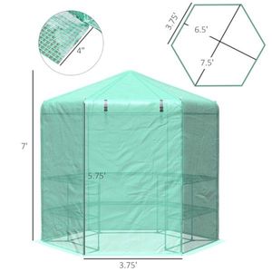 Mini Walk-In Garden Greenhouse for Outdoor Use - Product Image 3