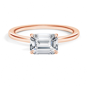แหวนโซลิแทร์คลาสสิกสมัยใหม่พร้อมดีไซน์ทองคำเหลือง 14K ที่ประณีตและพอดีอย่างสมบูรณ์แบบ - Product Image 5