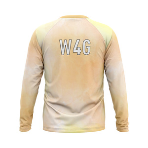W4G Long Sleeve Crew Neck <b>Shirt</b> Sublimation Print Quick Dry Polyester Unisex Adult All Seasons Regular Fit Pullover Top - Product Image 2