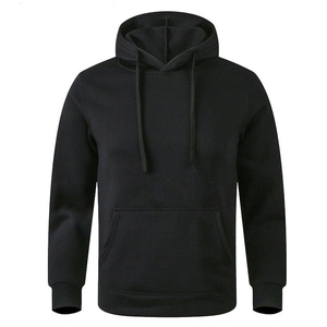 <b>White</b> Men's Pullover Fleece Hoodie Casual Solid Color <b>Sweatshirt</b> With Kangaroo Pocket - Product Image 4