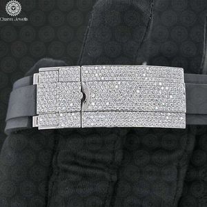 Charm Jewels Luxury Stainless Steel Watch 42mm Round Case Rubber Band Perpetual <b>Calendar</b> Mechanical Movement Analog Dial - Product Image 2