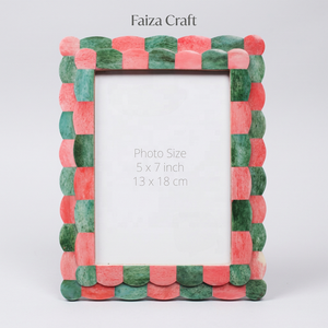 Decorative Bone Inlay Waterproof Customizable Size & Color Luxury Home Tabletop Display Photo <b>Frame</b> - Product Image 1