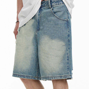 Shorts de Mezclilla 100% Algodón, Cintura Media, Transpirables, de Secado Rápido, con Logotipo Personalizado, para Mujer, Ajustados, Casuales, Estilo Y2K, Directo de Fábrica - Product Image 4