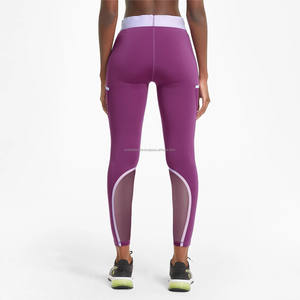 Latest High Waist Workout <b>Leggings</b> for Women Multi-Color Spandex Nylon Mesh Pattern Casual Exercise Activewear Pants Gym Summer - Product Image 2