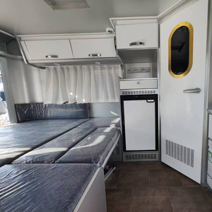 Caravane de camping personnalisable, camping-car, remorque de voyage, caravane mobile avec toilettes - Product Image 5
