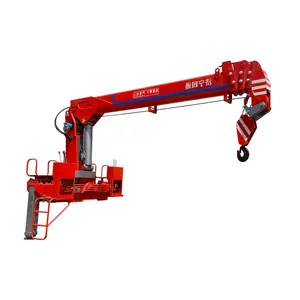 5 Ton 6 Ton 8 Ton 10 Ton 12 Ton 14 Ton 16 Ton Telescopic Arm Boom Hydraulic Loader Crane Supplier