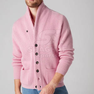 Cardigan pour homme en tricot doux, style boutonné, décontracté, streetwear, mode hiver quotidienne - Product Image 2