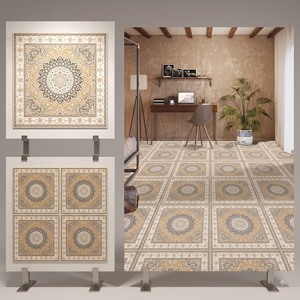 Carrelage de sol à motifs vintage, pierre de pavage décorative pour intérieur et extérieur, pour salon, patio, jardin - Product Image 6