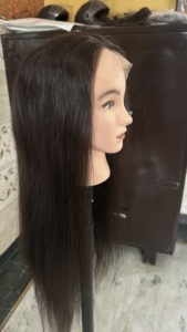 Perruques en cheveux humains lisses et soyeux avec dentelle frontale - Product Image 2