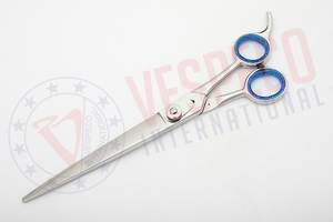 Ciseaux de toilettage réglables de 6 pouces pour animaux de compagnie avec poignée en acier inoxydable Lame droite Pointe pointue Chien Coupe de cheveux Utilisation en salon - Product Image 2