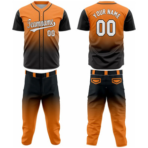 Ensemble uniforme de baseball de haute qualité, tissu respirant, maillot et pantalon de baseball personnalisés pour équipes professionnelles, en vente en ligne - Product Image 1