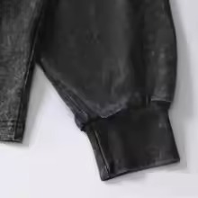 เสื้อฮู้ดดี้ครอปทรงดิสเทรส ขอบดิบ น้ำหนักเบา เหมาะสำหรับสไตล์สตรีทแอลเทรียร์และการออกนอกบ้านแบบสบายๆ - Product Image 4