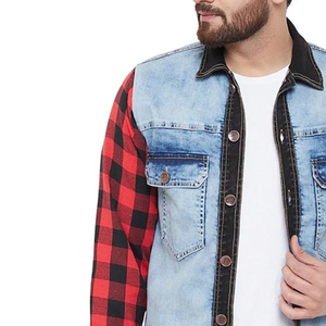 Chaqueta de Mezclilla para Hombre, Peso Pesado, Chaqueta de Jean de Algodón, Fabricante Personalizado OEM ODM, Proveedor Mayorista de Marca Privada - Product Image 5