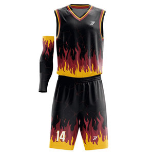 Maillot de basketball réversible pour adultes et jeunes, double face respirant, personnalisable avec logo d'équipe, numéro et nom, vente en gros OEM, directement de l'usine - Product Image 1