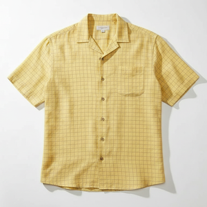 Camisas ligeras para hombre, en stock, manga corta, tela transpirable para verano, precio de fábrica, a la moda - Product Image 3