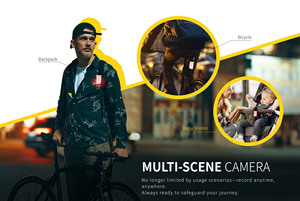 Caméra embarquée haute définition avec batterie longue durée LX2 Trekcam - Product Image 2