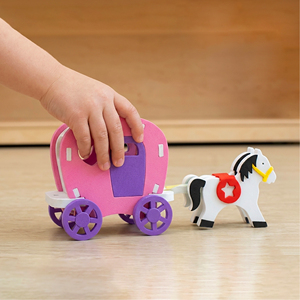 Ensemble de jeu Château des rêves en mousse EVA 3D écologique - Jouet éducatif à assembler soi-même pour enfants, non toxique, sans colle, lavable - Product Image 3