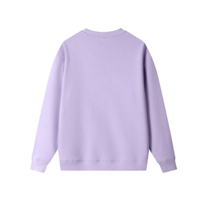 เสื้อสเวตเชิ้ตคอกลมแบบยูนิเซ็กซ์สั่งทำพิเศษ – เสื้อสตรีทแวร์ทรงหลวม 320 GSM ผ้าโพลีเอสเตอร์/คอตตอนระบายอากาศได้ดี เหมาะสำหรับฤดูใบไม้ร่วง รับผลิตแบบ OEM - Product Image 4