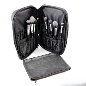 Pochette cosmétique à fermeture éclair et en tissu infroissable, pochette en maille, spacieuse, compacte, infroissable, personnalisable au Vietnam - Product Image 1