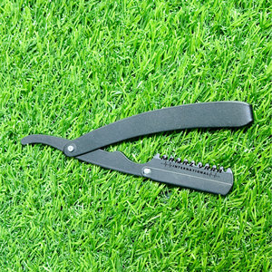 Professional Barber Hair Thinning Razor Replaceable Blade <b>Swing</b> Lock Stainless Steel Hair Cutting Razor for Salon Stylists - Product Image 5