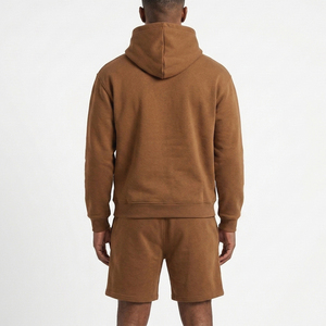 Ensemble sweat à capuche et short pour homme, style streetwear décontracté, imprimé écologique, prix de gros - Product Image 3