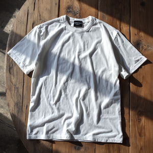 เสื้อยืดแขนสั้นผ้าคอตตอนถัก 100% ซักแล้ว นุ่ม ระบายอากาศได้ดี ทรงปกติ สไตล์สตรีทแวร์ สำหรับผู้ชาย รับผลิตแบบ OEM ขายส่ง - Product Image 5