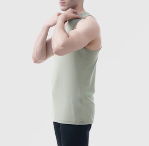 Camiseta sin Mangas para Hombre, Color Verde Oliva, Tejida, Transpirable, Cuello Redondo, Estilo Casual, Tendencia 2026 - Product Image 5