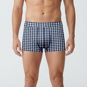 Mens <b>Boxer</b> Briefs Underwear Breathable 100% <b>Polyester</b> Seamless Eco-Friendly Comfortable Everyday Essential - Product Image 1