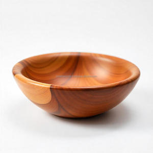 Premium Classic Eco Friendly <b>Wooden</b> Serving <b>Bowl</b> Polished Tabletop Kitchen Essentials Dining Art Collectible Stylish Home - Product Image 5
