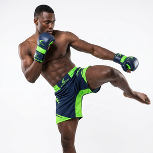 ถุงมือชกมวย MMA แบบกำหนดเอง สำหรับฝึกซ้อมคิกบ็อกซิ่งและมวยไทย สายรัดกว้าง 4 นิ้ว ทำจากหนัง PU - Product Image 2