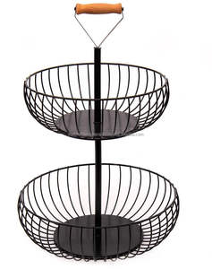 Haute vente Table affichage métal fruits panier indien artisans fabriqués maison hôtel Restaurant Table décoration fruits organisateur - Product Image 3