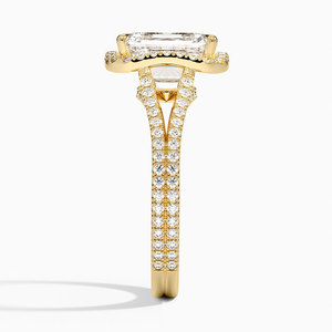 Bague Classique Élégante en Or avec Diamant Scintillant Style Pierre, Bague de Fiançailles et de Mariage pour Femme - Product Image 2