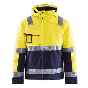 Chaqueta de Seguridad Reflectante de Alta Visibilidad, Impermeable, Uniforme de Trabajo, para Trabajadores de la Construcción, Clase 2, Ropa de Seguridad Vial - Product Image 1