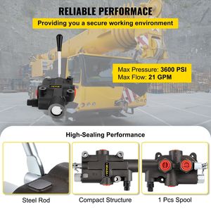 Valvola di Controllo Direzionale Idraulica a 1 Bobina, 21 GPM, 3600 PSI per Applicazioni di Controllo Direzionale - Product Image 3