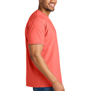Custom CottonPoly T Shirt Soft 5248 <b>Ringspun</b> Cheap 52% Cotton 48% Polyester Fabric Custom Design You Tees T Shirt - Product Image 1