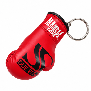 Custom Logo <b>Mini</b> Boxing Glove Keychain OEM Wholesale Promotional PU Leather Boxing Keyring for <b>Gym</b> Club Souvenirs - Product Image 1