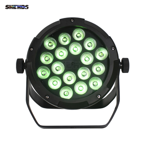 SHEHDS IP65 Wash Lighting Waterproof 18x18W RGBWAUV 6in1 LED Par <b>Light</b> Outdoor Stage for Building Concert Church - Product Image 6