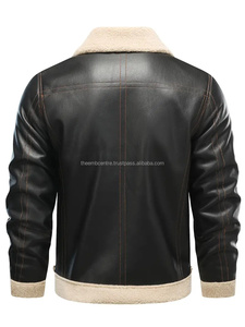 Chaqueta de cuero para hombre, diseño único, superventas, precio económico, chaqueta de invierno elegante y ajustada de alta fabricación para hombre - Product Image 3
