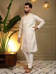 Nouvelle collection de kurtas pour hommes avec pyjama pour les fêtes, disponibles à prix abordable - Product Image 2