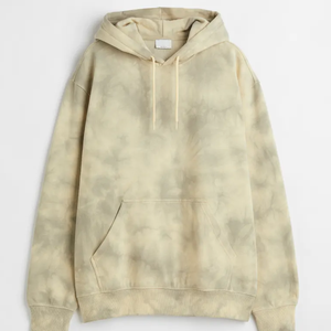 Sweat-shirt d'hiver personnalisé en gros, brodé et perlé, pour hommes, anti-boulochage, en fibre de bambou, pull à capuche vierge de haute qualité - Product Image 2