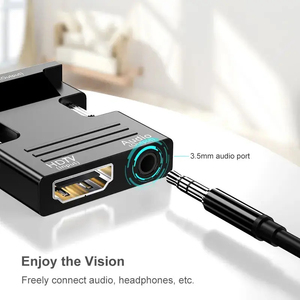 Adaptateur VGA avec câble audio 3,5 mm, convertisseur Full HD 1080P, gaine en PVC, blindage tressé, Plug & Play pour PC, ordinateur portable, projecteur - Product Image 2