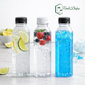 Botella PET Cuadrada de 320 ml de Alta Calidad para Té con Leche, Impresa con Serigrafía, Grado Alimenticio, a Prueba de Fugas, OEM ODM, Hecha en Vietnam BC320-1601 - Product Image 5