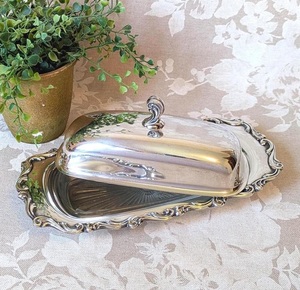 Classic Butter Keeper Dish with Lid and Tray Perfect for Serving <b>Storage</b> and Display on Dining Table and <b>Kitchen</b> Use Home Hotel - Product Image 2