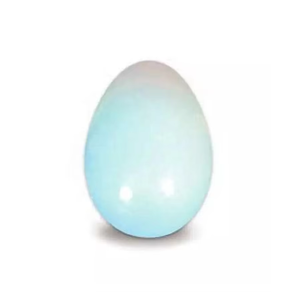 Huevo Yoni de Opalita Natural, Piedra Semipreciosa de Jade para Protección Energética, Ejercicio Vaginal, Tallado con Diseño Feng Shui - Product Image 1