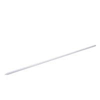 Postes de Fibra de Vidrio Blancos Resistentes de 1200 mm, Fáciles de Instalar, Resistentes a la Intemperie, de Alta Resistencia a la Tracción, para Cercas Eléctricas