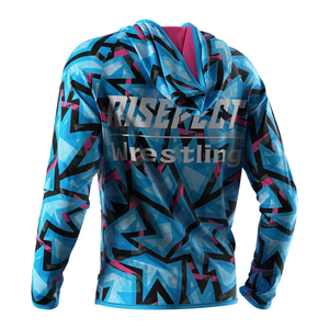 Chaqueta Deportiva Sublimada con Nuevo Diseño de Lucha Libre, Sudadera Personalizada para Hombre, Chaqueta Deportiva con Cierre y Capucha - Product Image 5