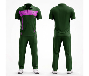 <b>Cricket</b> Jersey and Pant Set with Custom Branding | Men Women Youth <b>Cricket</b> Wears Polo Shirt and Trouser Full Team - Product Image 3