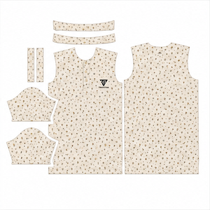 Camisa Polo Trackstar para Hombre, Color Beige, con Estampado de Iconos de Golf, Manga Corta, Cuello con Botones, Estilo Deportivo Informal, Logotipo Personalizado - Product Image 2