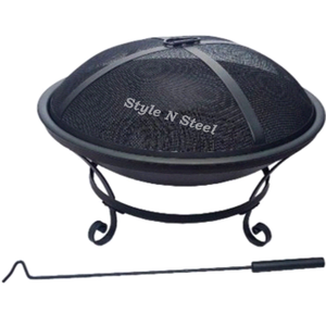 <b>fire</b> <b>pit</b> outdoor wood <b>Fire</b> <b>Pit</b> with Heat Resistant Paint Freestanding Design Coal/Wood Burning Outdoor - Product Image 1