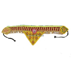 Vintage Belt Belly Dance Bead Afghani Traditional Waist Belt Kuchi Tribal BB068A <b>Old</b> Banjara Real Vintage Handmade Beaded Belts - Product Image 1